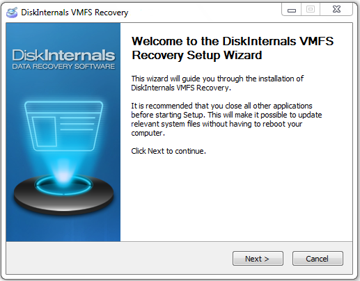 launch VMFS Recovery